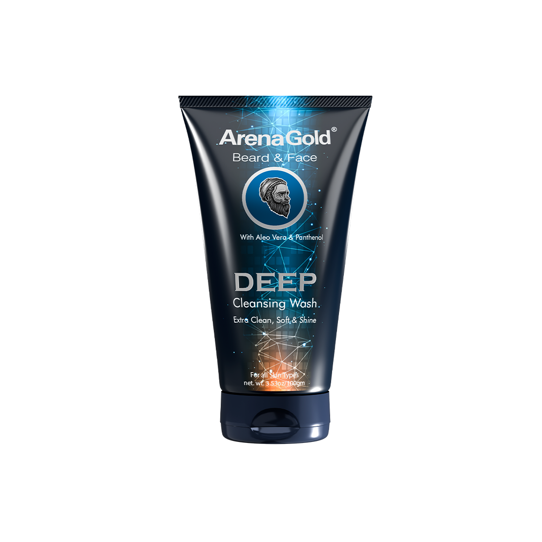 Arena Gold Beard Men Facewash