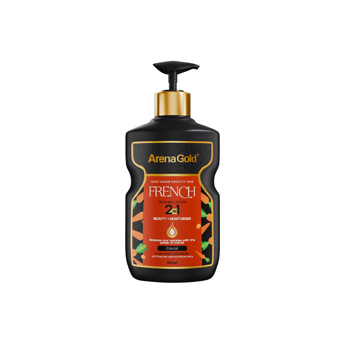 Arena Gold Carrot Glowing Lotion
