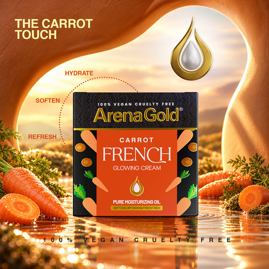 Arena Gold Carrot Glowing Cream 20g – Night Beauty Cream