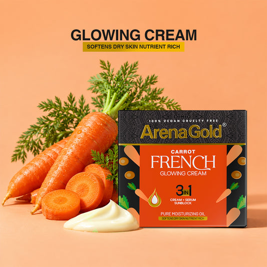 Arena Gold Carrot Glowing Cream 3 in 1 – Night Beauty Cream