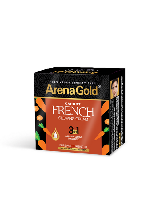 Arena Gold Carrot Glowing Cream 3 in 1