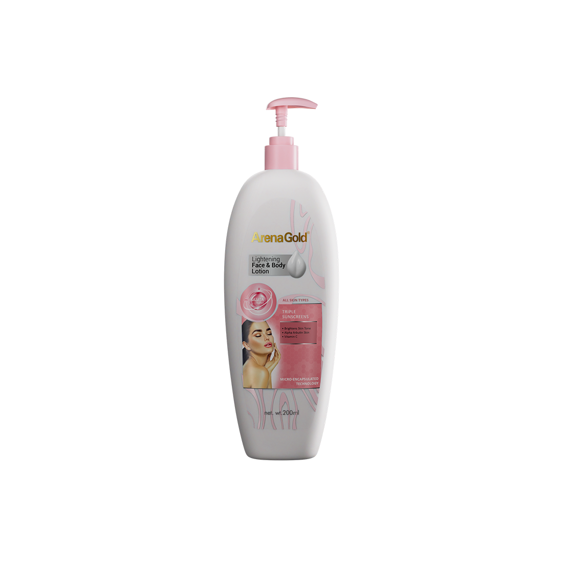 Arena Gold Face & Body Lotion 500ml
