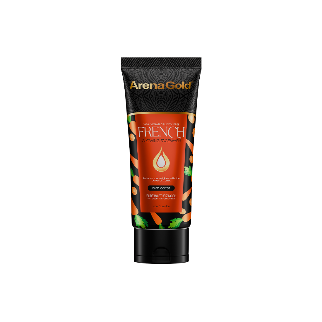 Arena Gold Carrot Glowing Facewash