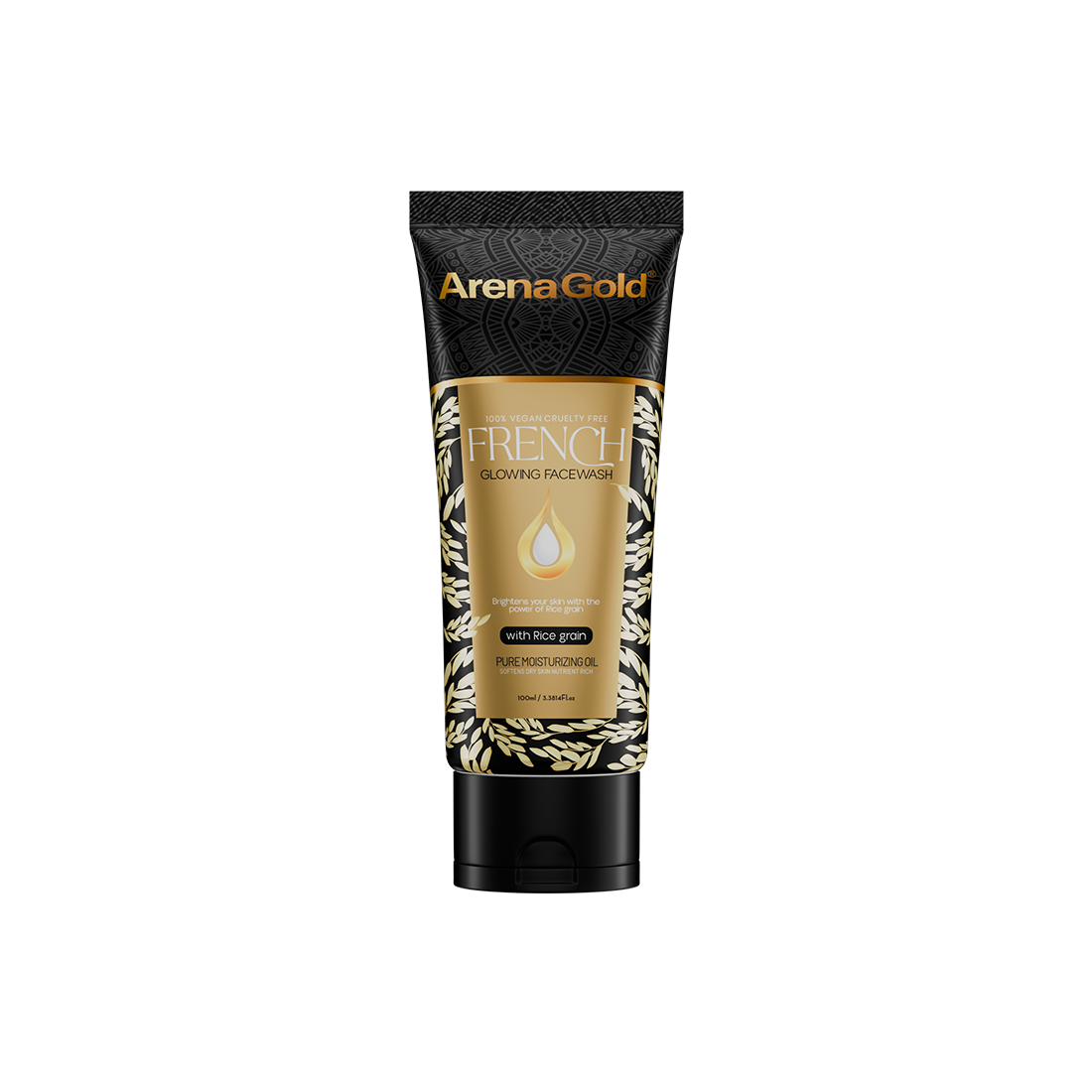 Arena Gold Raw Rice Glowing Facewash