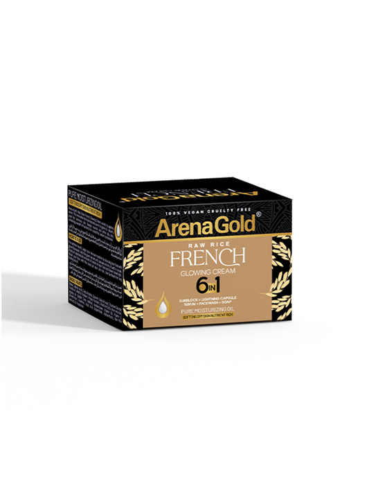 Arena Gold Raw Rice Glowing Cream  6 in 1