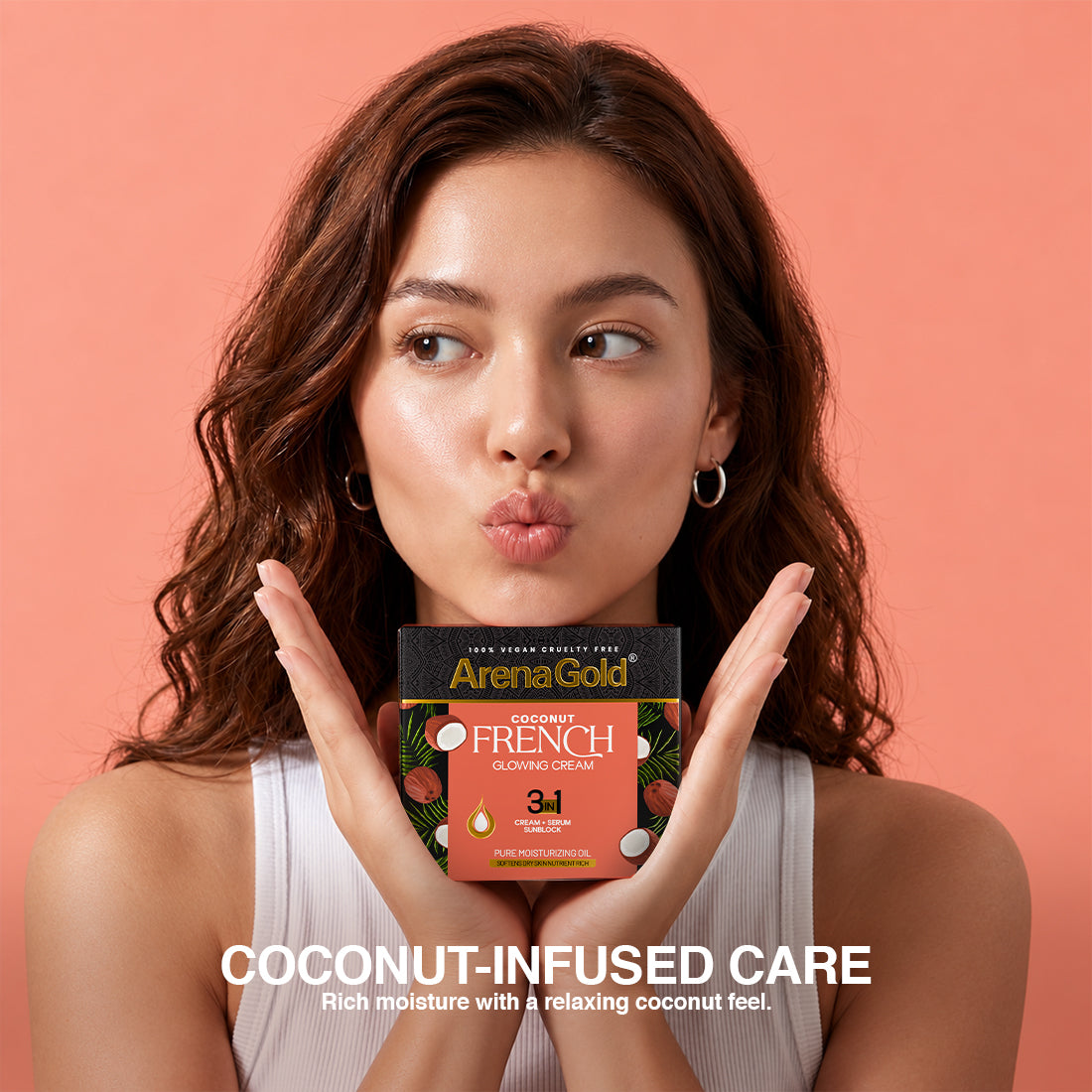 Arena Gold Coconut Glowing Cream 3 in 1 – Night Beauty Cream