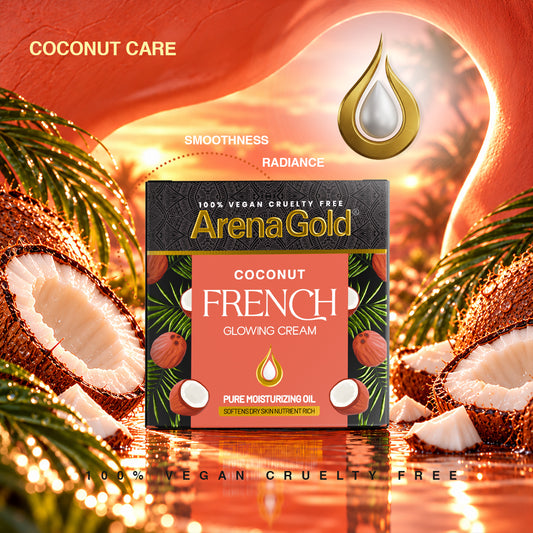 Arena Gold Coconut Glowing Cream 20g — Night Beauty Cream