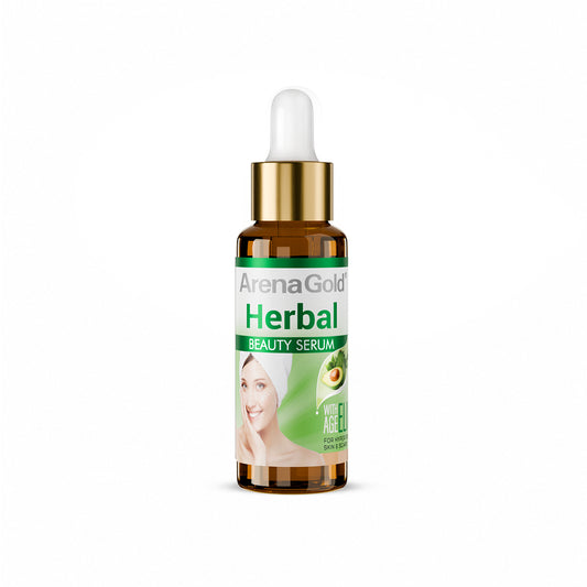 Arena Gold Herbal Beauty Serum — Avocado & Rosemary Glow