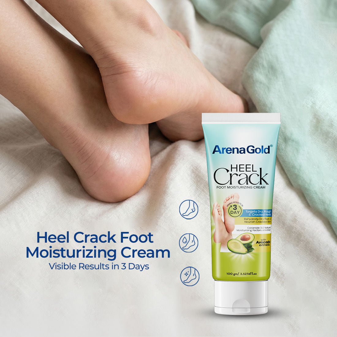 Arena Gold Heel Crack Cream