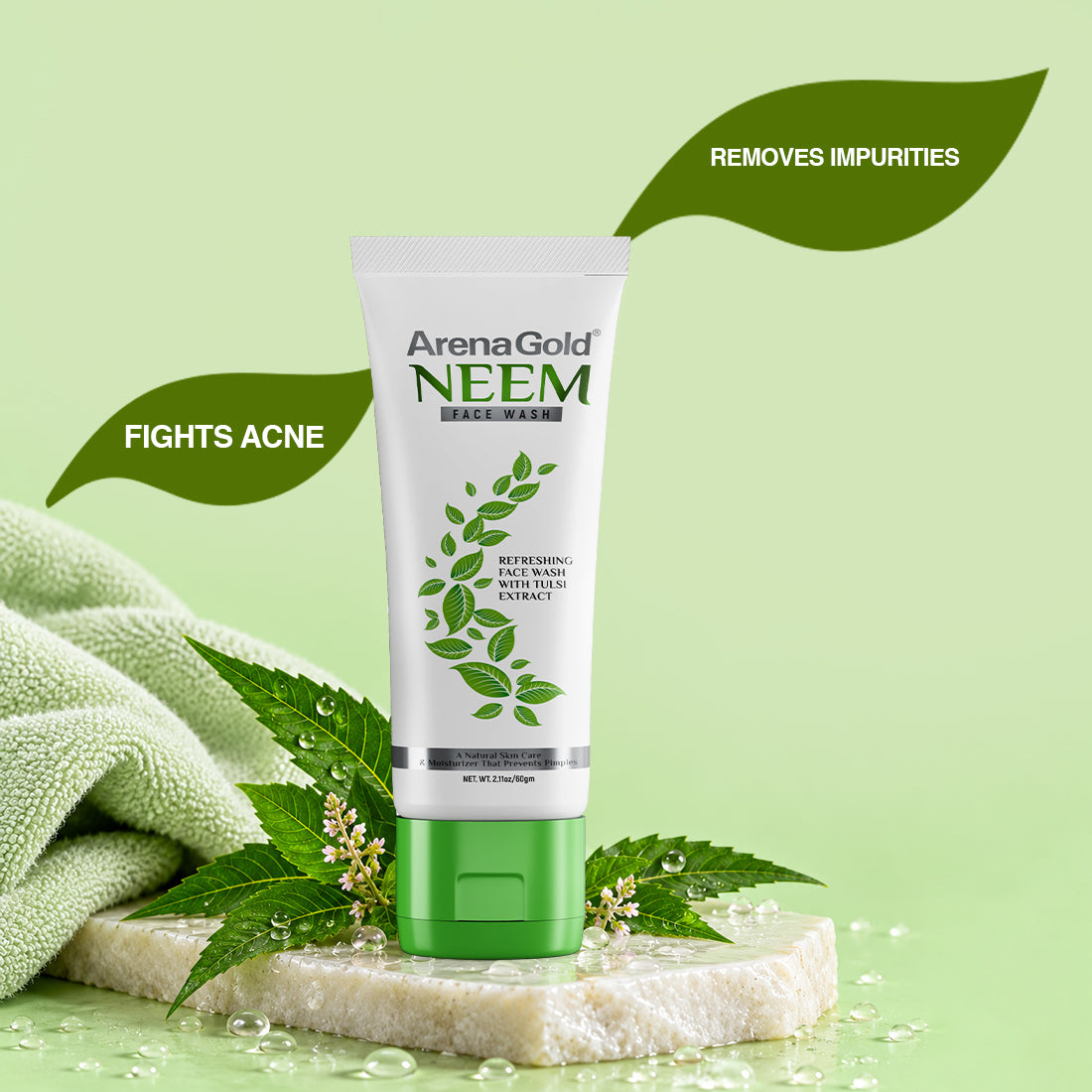 Arena Gold Neem Facewash – Gentle Cleansing for Clear Skin