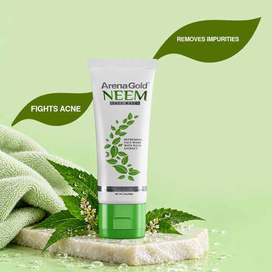 Arena Gold Neem Facewash – Gentle Cleansing for Clear Skin