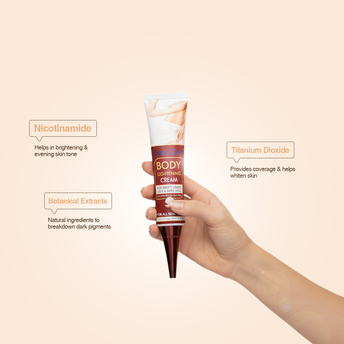 Arena Gold Body LIghteing Cream