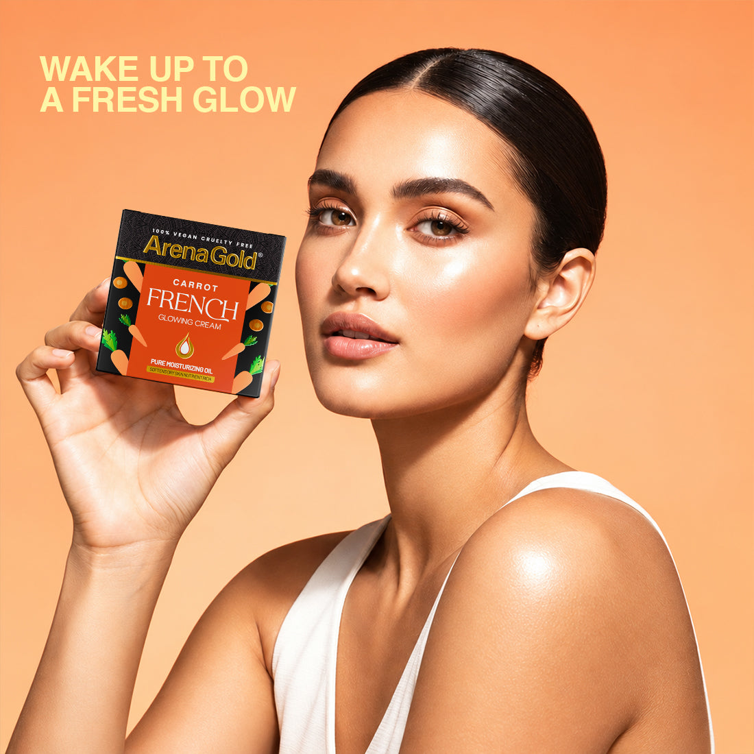 Arena Gold Carrot Glowing Cream 20g – Night Beauty Cream