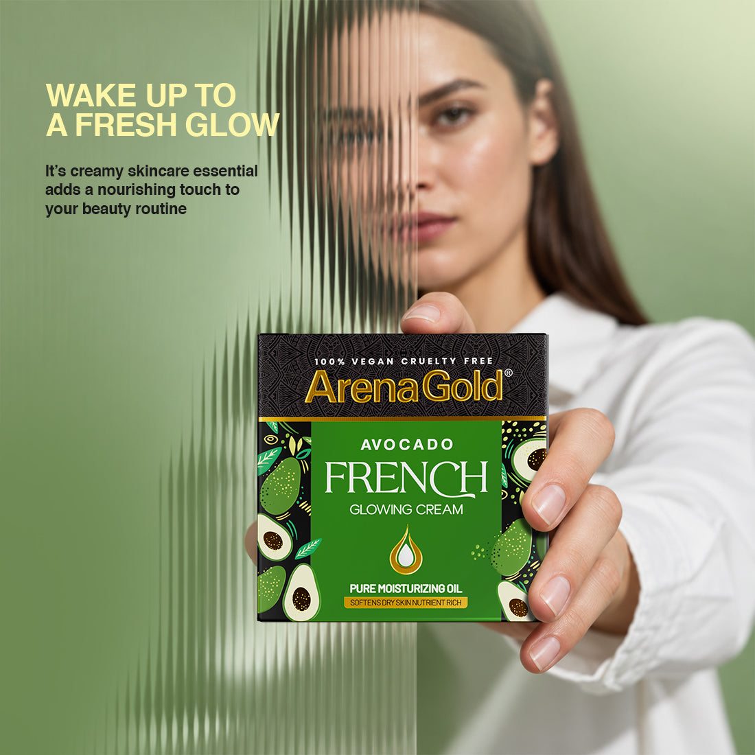 Arena Gold Avocado Glowing Cream 20g — Night Beauty Cream