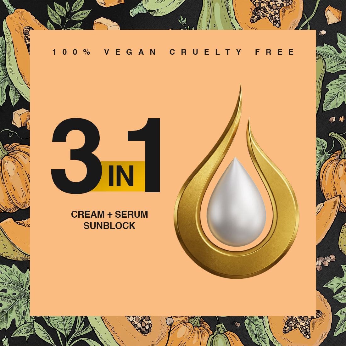 Arena Gold Papaya Glowing Cream 3 in 1 – Night Beauty Cream