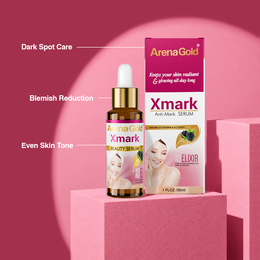 Arena Gold Xmark Anti-Mark Serum — Brightening & Anti-Mark