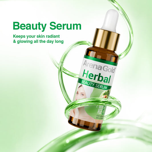 Arena Gold Herbal Beauty Serum — Avocado & Rosemary Glow