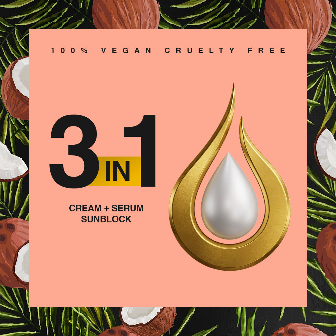 Arena Gold Coconut Glowing Cream 3 in 1 – Night Beauty Cream
