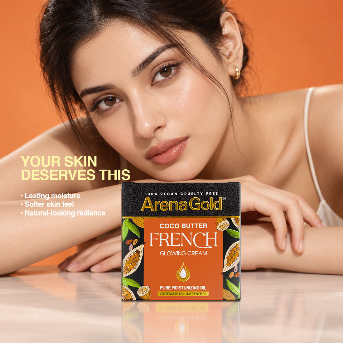 Arena Gold Coco Butter Glowing Cream 20g - Night Beauty Cream