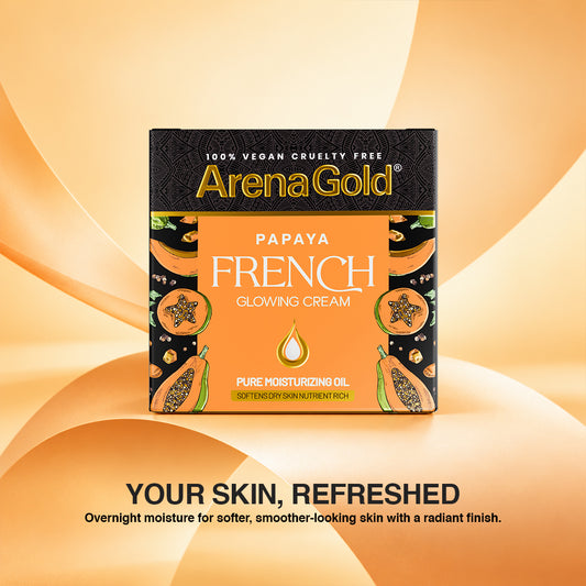 Arena Gold Papaya Glowing Cream 20g - Night Beauty Cream
