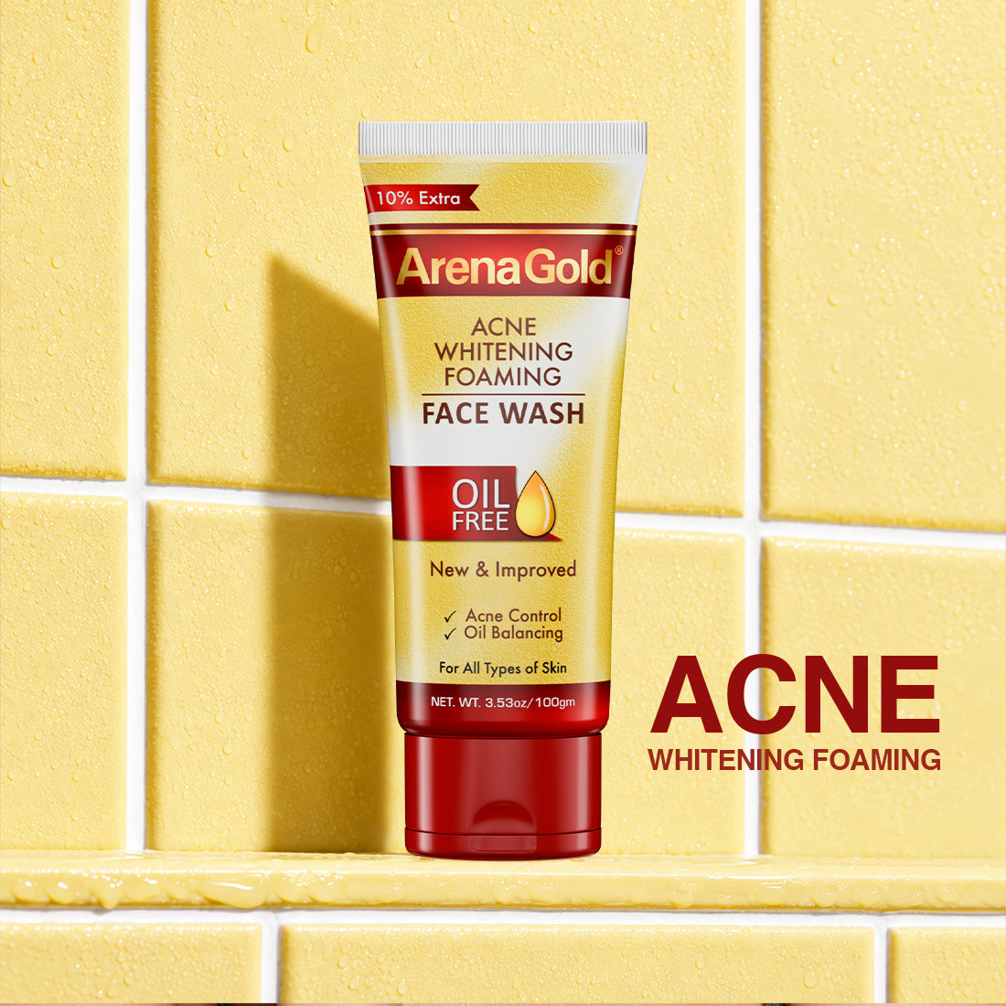 Arena Gold Acne FaceWash – Gentle Acne Cleansing (60g / 100g)