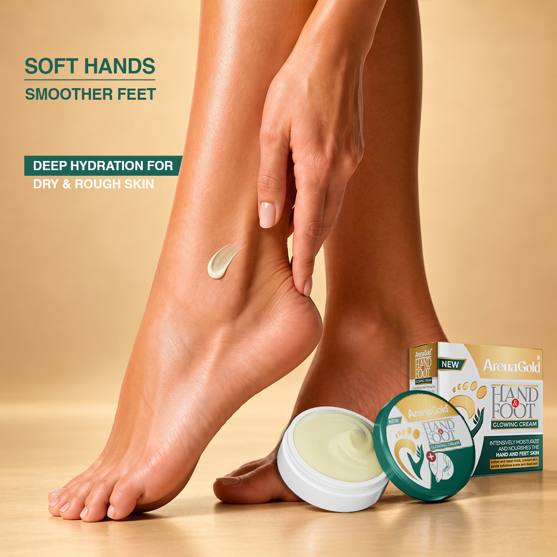 AreanGold Hand & Foot Cream - Hydrating Care for Hands & Feet