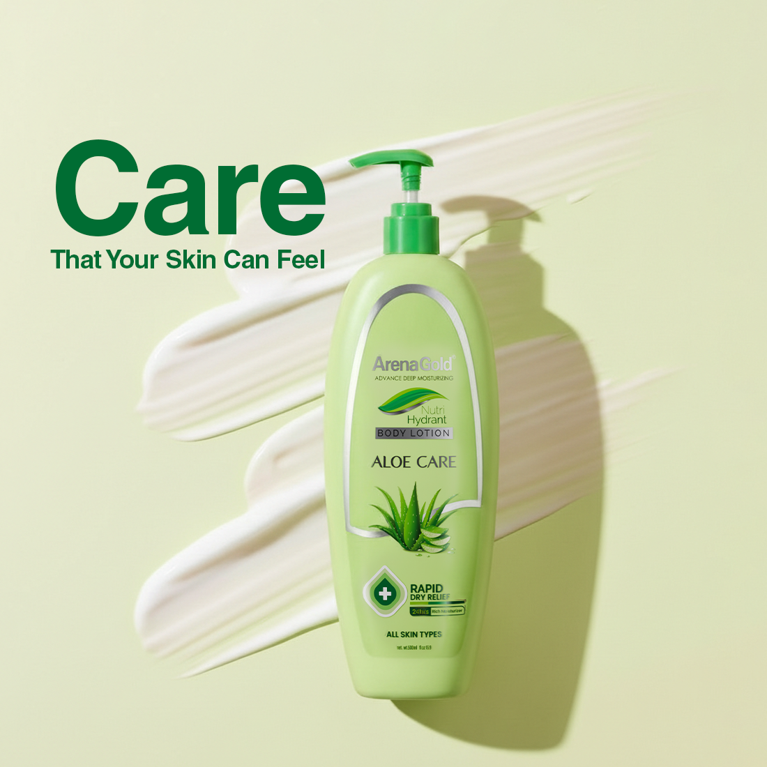 Arena Gold Aloe Care Lotion 500ml