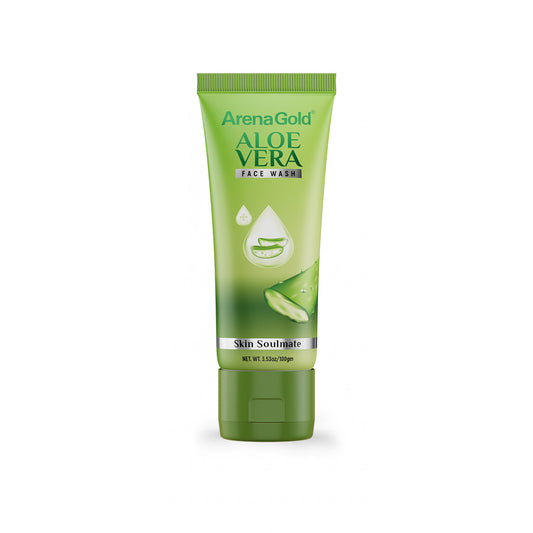 Arena Gold Aloevera Facewash – Gentle Aloe Cleanser (60g,100g)