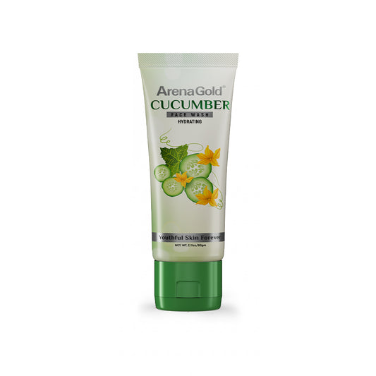 Arena Gold Cucumber Facewash – Refreshing Facial Cleanser (60g,100g)