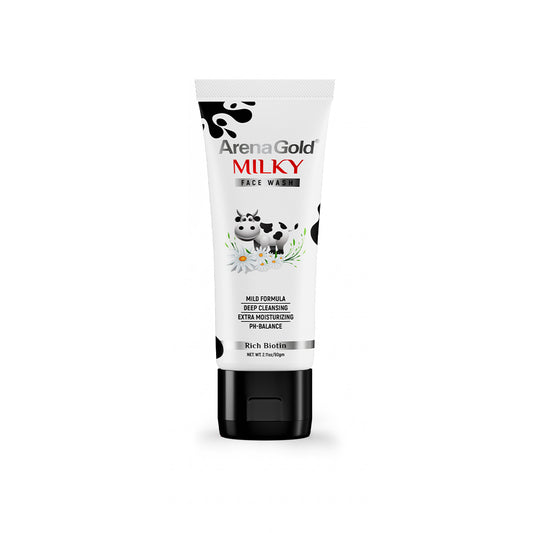 Arena Gold Milky Facewash – Gentle Cleansing Face Wash (100g/60g)