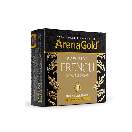 Arena Gold Raw Rice Glowing Cream 20g - Night Face Cream