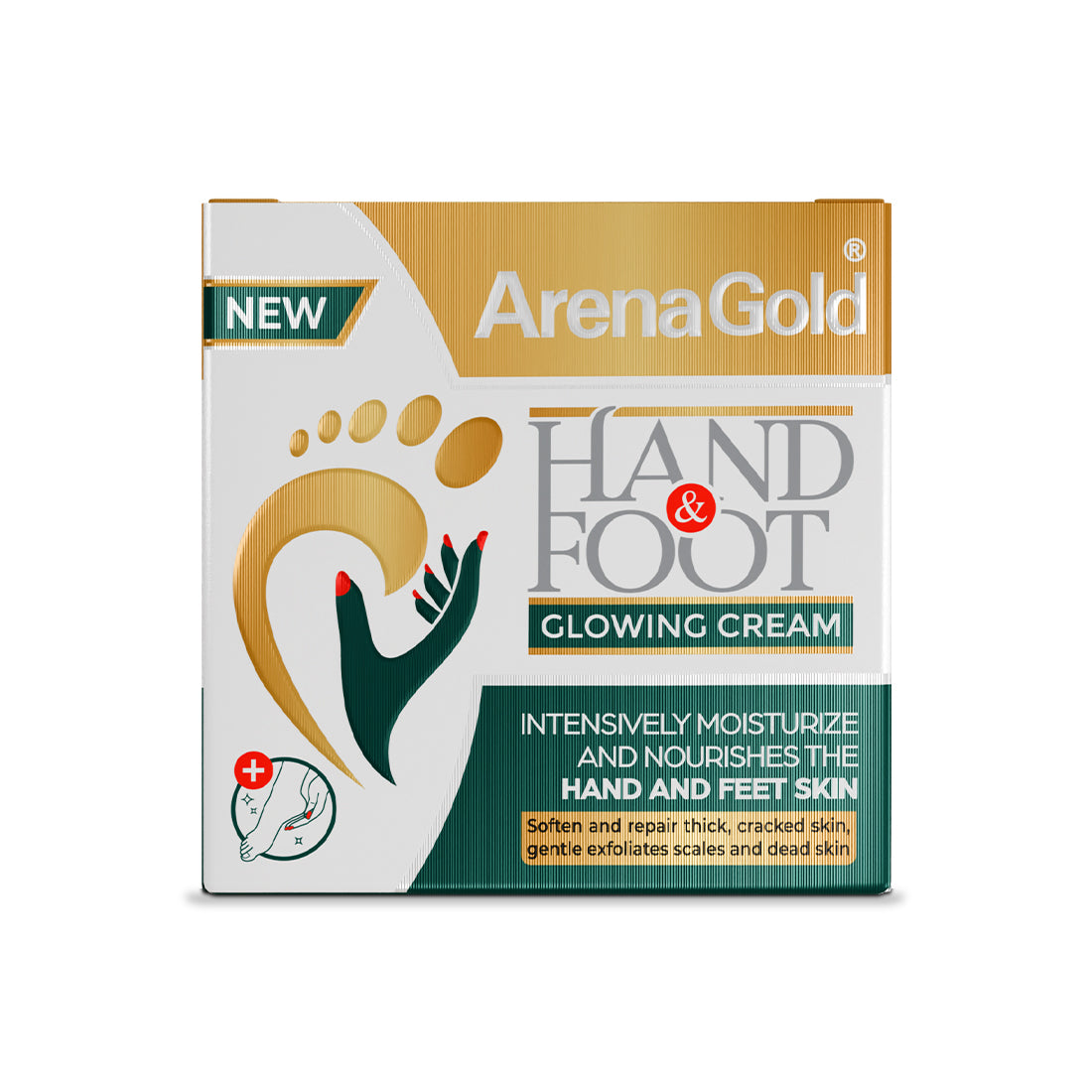 AreanGold Hand & Foot Cream - Hydrating Care for Hands & Feet