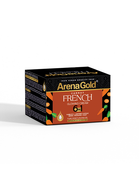 Arena Gold Carrot Glowing Cream  6 in 1