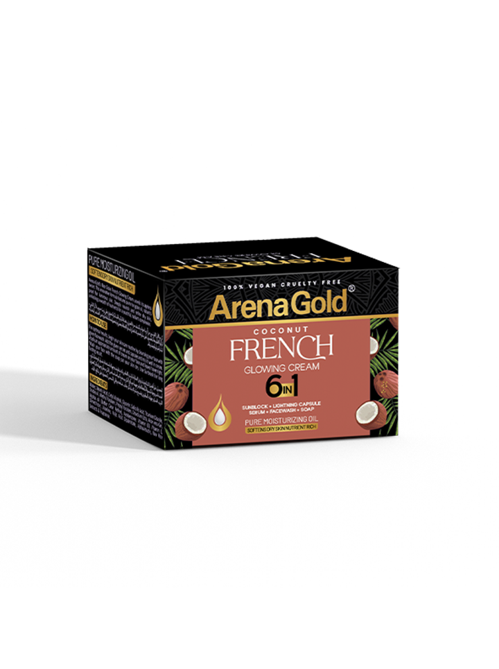 Arena Gold  Coconut Glowing Cream 6 in 1