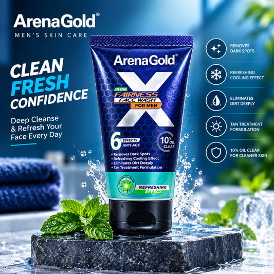X Fairness Facewash for Men (100ml)